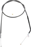 Black Pearl™ Braided Throttle/Idle Cable Black For Harley Davidson XL 1200 C ABS - 101.5 CM