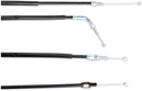 Black Vinyl Throttle Cable Black / Flat For Kawasaki KLX 250 R 1994-1996
