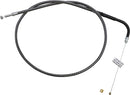 KARBONFIBR Braided Throttle/Idle Cable Carbon Fiber / Silver For Harley Davidson FLS 1690 - 78 CM