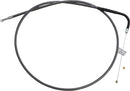 KARBONFIBR Braided Throttle/Idle Cable Carbon Fiber / Silver For Harley Davidson FLD 1690 ABS - 103 CM