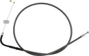 KARBONFIBR Braided Throttle/Idle Cable Carbon Fiber / Silver For Harley Davidson FLSTSB 1584 - 88.5 CM
