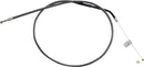 KARBONFIBR Braided Throttle/Idle Cable Carbon Fiber / Silver For Harley Davidson XL 1200 C - 81.5 CM