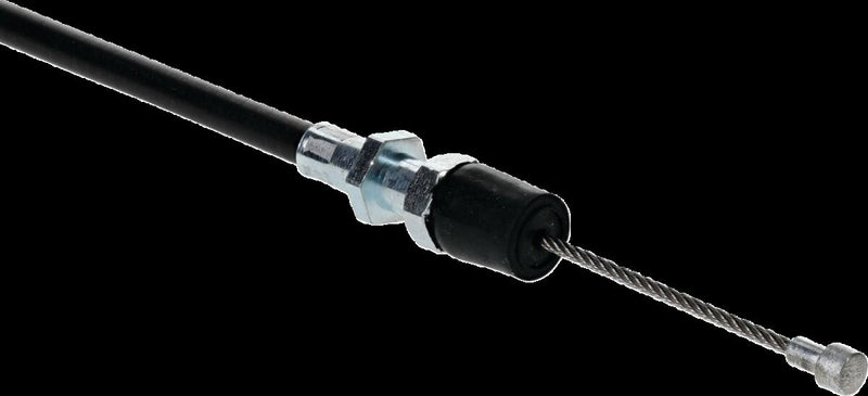 Black Vinyl Throttle Cable Black / Flat