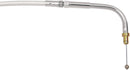 Sterling Chromite II® Braided Cable Chrome / Clear-Coated For Harley Davidson FLD 1690 - 117 CM