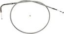 Sterling Chromite II® Braided Cable Chrome / Clear-Coated For Harley Davidson FLD 1690 ABS - 120.5 CM