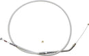 Sterling Chromite II® Braided Cable Chrome / Clear-Coated For Harley Davidson XL 1200 CA ABS - 76 CM