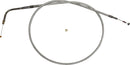 Sterling Chromite II® Braided Cable Chrome / Clear-Coated For Harley Davidson XL 1200 CA - 91.5 CM