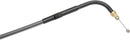 Black Pearl™ Braided Throttle/Idle Cable Black For Harley Davidson FLHR 1450 - 127.5 CM