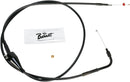 Stealth Series Throttle/Idle Cable Black For Harley Davidson FLHR 1584 2007 - +15.2 CM