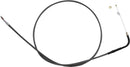 KARBONFIBR Braided Throttle/Idle Cable Carbon Fiber / Silver For Harley Davidson FLD 1690 - 108 CM