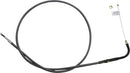KARBONFIBR Braided Throttle/Idle Cable Carbon Fiber / Silver For Harley Davidson FLD 1690 - 88.5 CM