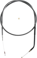 KARBONFIBR Braided Throttle/Idle Cable Carbon Fiber / Silver For Harley Davidson XL 1200 C - 91.5 CM