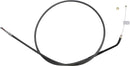 KARBONFIBR Braided Throttle/Idle Cable Carbon Fiber / Silver For Harley Davidson XL 1200 C - 96 CM