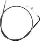 KARBONFIBR Braided Throttle/Idle Cable Carbon Fiber / Silver For Harley Davidson FLD 1690 - 126 CM