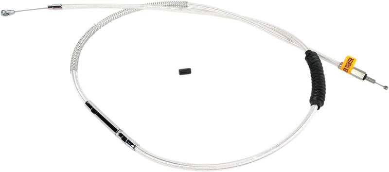 High-Efficiency Black Vinyl Clutch Cable Black For Harley Davidson FXDB 1584 2007-2013 - +76 MM