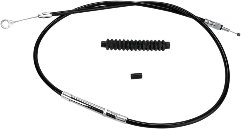 High-Efficiency Black Vinyl Clutch Cable Black For Harley Davidson XL 1200 C 2000-2020 - Standard