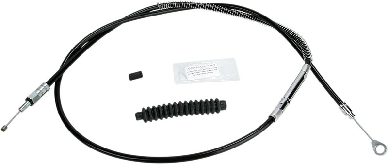 High-Efficiency Black Vinyl Clutch Cable Black For Harley Davidson FLHR 1340 1994-1998 - +15.2 CM