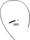 High-Efficiency Stainless Steel Clutch Cable Silver For Harley Davidson FLHR 1340 1994-1998 - Standard