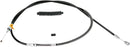 High-Efficiency Black Vinyl Clutch Cable Black For Harley Davidson FXD 1340 1996-1998 - Standard