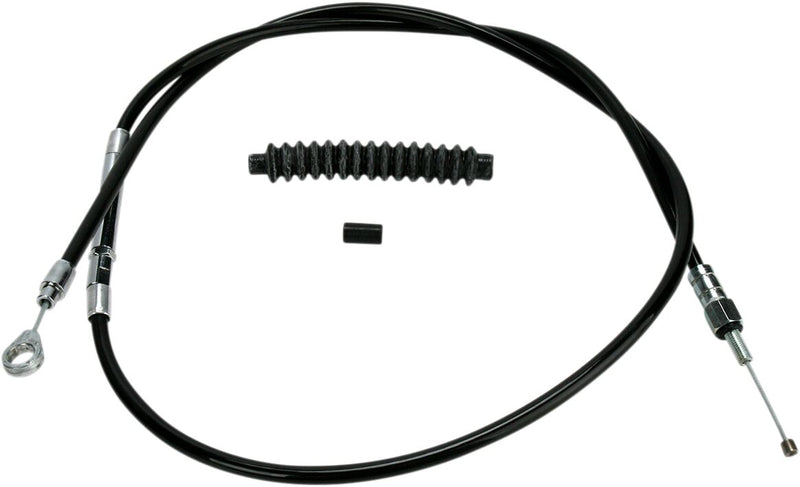 High-Efficiency Black Vinyl Clutch Cable Black For Harley Davidson FLST 1450 2006 - +15.2 CM