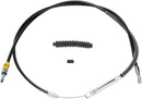 High-Efficiency Black Vinyl Clutch Cable Black For Harley Davidson FLHS 1340 1987-1988 - +15.2 CM
