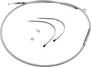 High-Efficiency Braided Sterling Chromite II® Clutch Cable Chrome For Harley Davidson FLTRI 1450 EFI - 134 CM