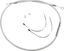 High-Efficiency Braided Sterling Chromite II® Clutch Cable Chrome For Harley Davidson FXLR 1340 - 162 CM