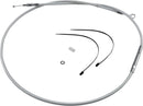 High-Efficiency Braided Sterling Chromite II® Clutch Cable Chrome For Harley Davidson FLHR 1340 - 181 CM