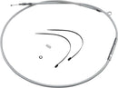 High-Efficiency Braided Sterling Chromite II® Clutch Cable Chrome For Harley Davidson FLHS 1340 - 184.5 CM