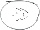 High-Efficiency Braided Sterling Chromite II® Clutch Cable Chrome For Harley Davidson FLHS 1340 - 195 CM