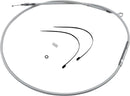 High-Efficiency Braided Sterling Chromite II® Clutch Cable Chrome For Harley Davidson FXD 1340 - 174.5 CM