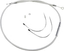 High-Efficiency Braided Sterling Chromite II® Clutch Cable Chrome For Harley Davidson FLHR 1340 - 169.5 CM