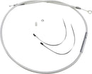 High-Efficiency Braided Sterling Chromite II® Clutch Cable Chrome For Harley Davidson FLHR 1340 - 172 CM
