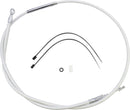 High-Efficiency Braided Sterling Chromite II® Clutch Cable Chrome For Harley Davidson FLHS 1340 - 156.5 CM