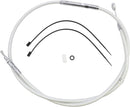 High-Efficiency Braided Sterling Chromite II® Clutch Cable Chrome For Harley Davidson FXSTB 1340 - 146.5 CM