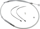 High-Efficiency Braided Sterling Chromite II® Clutch Cable Chrome For Harley Davidson FLHR 1584 - 164.5 CM