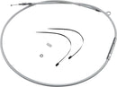 High-Efficiency Braided Sterling Chromite II® Clutch Cable Chrome For Harley Davidson FLHR 1584 - 169.5 CM