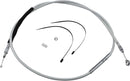 High-Efficiency Braided Sterling Chromite II® Clutch Cable Chrome For Harley Davidson FLHR 1584 - 185.5 CM