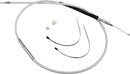 High-Efficiency Braided Sterling Chromite II® Clutch Cable Chrome For Harley Davidson FLS 1690 - 170 CM