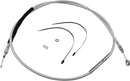 High-Efficiency Braided Sterling Chromite II® Clutch Cable Chrome For Harley Davidson FLHR 1584 - 160 CM