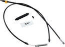 High-Efficiency Black Vinyl Clutch Cable Black For Harley Davidson FLS 1690 2012-2014 - +15.2 CM