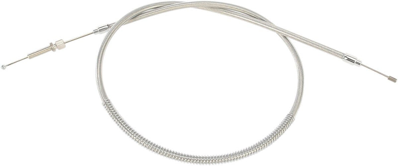 High-Efficiency Stainless Steel Clutch Cable Silver For Harley Davidson FL 1200 1970-1977 - Standard