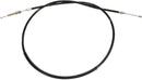 High-Efficiency Black Vinyl Clutch Cable Black For Harley Davidson FLHS 1340 1987 - +15.2 CM