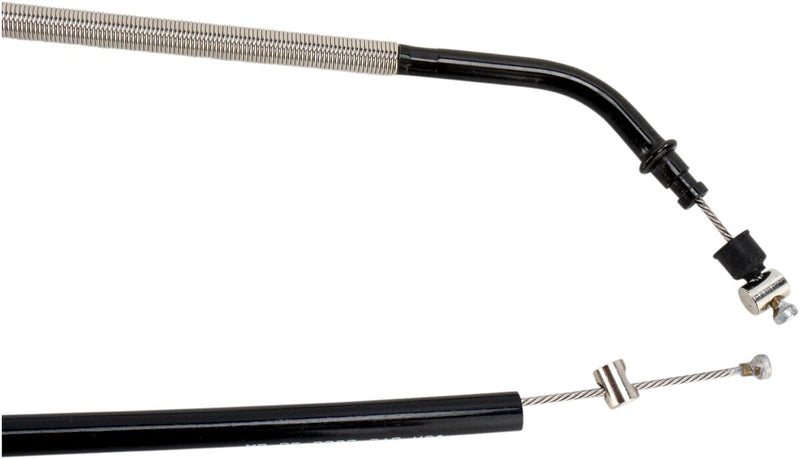 Black Vinyl Clutch Cable Black For Harley Davidson FLHR 1584 - +51 MM