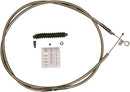 BYO™ Build Your Own™ Clutch Cable Kit Clear-Coated / Silver For Harley Davidson FLHR 1340 - 203 CM