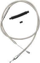 Stainless Steel Braided Clutch Cable Polished For Harley Davidson FLD 1690 - Standard