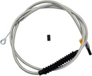 Stainless Steel Braided Clutch Cable Polished For Harley Davidson FLD 1690 - 45.5 CM - 51 CM