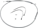 High-Efficiency Braided Sterling Chromite II® Clutch Cable Chrome For Harley Davidson XL 1200 C - 140.5 CM