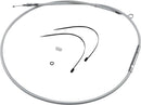 High-Efficiency Braided Sterling Chromite II® Clutch Cable Chrome For Harley Davidson XL 1200 CX - 145.5 CM