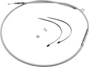 High-Efficiency Braided Sterling Chromite II® Clutch Cable Chrome For Harley Davidson XL 1200 C - 150.5 CM